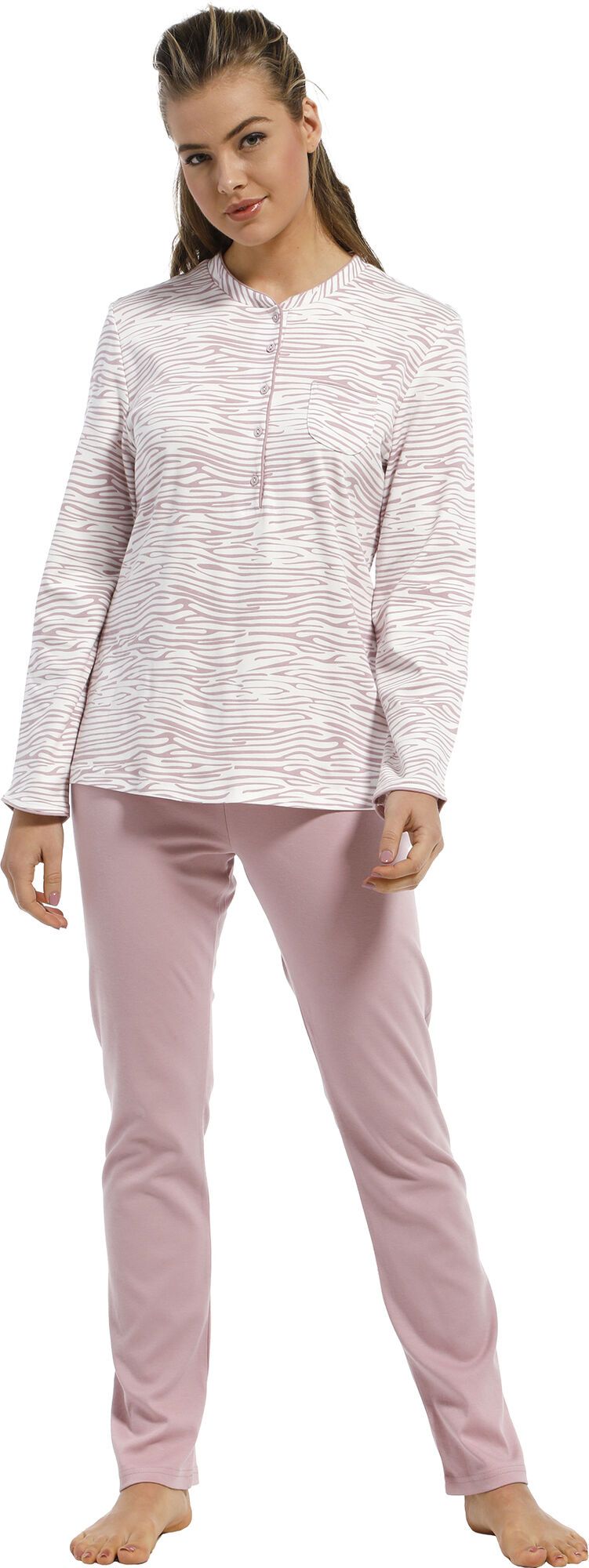 Dames pyjama Pastunette 20212 106 4 Rose 56