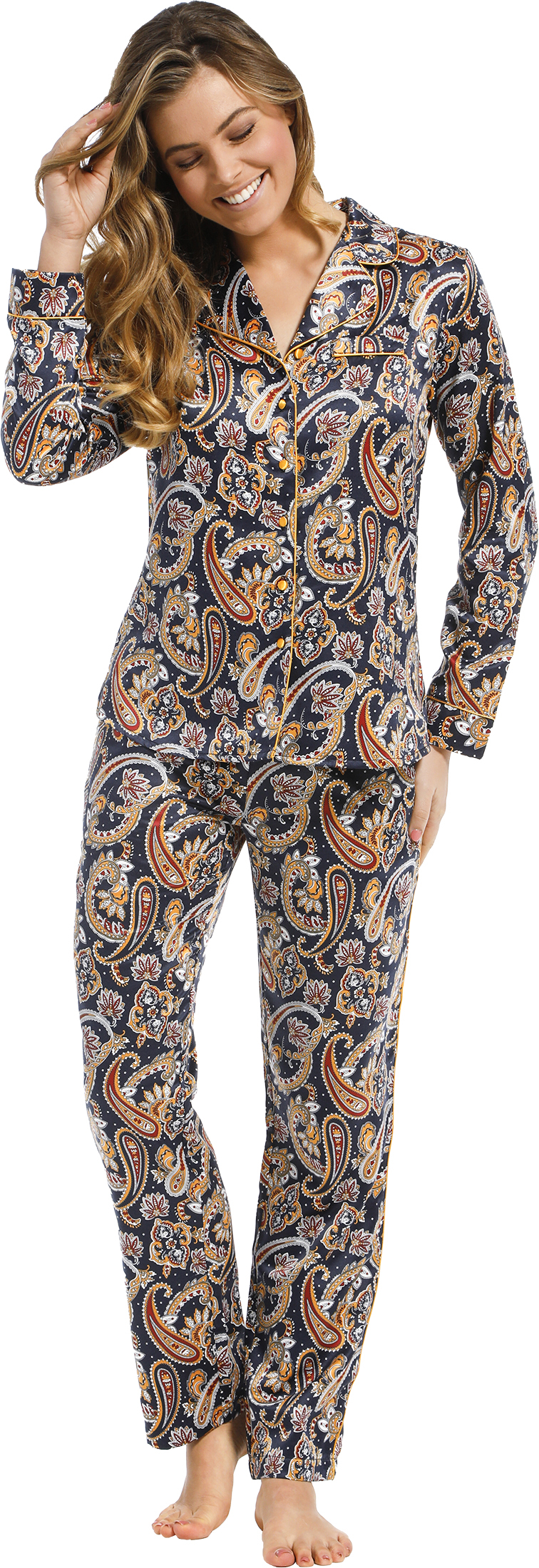 Dames pyjama satijn Pastunette De Luxe 25212 316 6 46