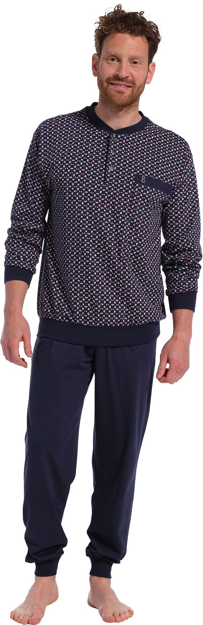 Robson heren pyjama 27231 706 4 Blauw M 50