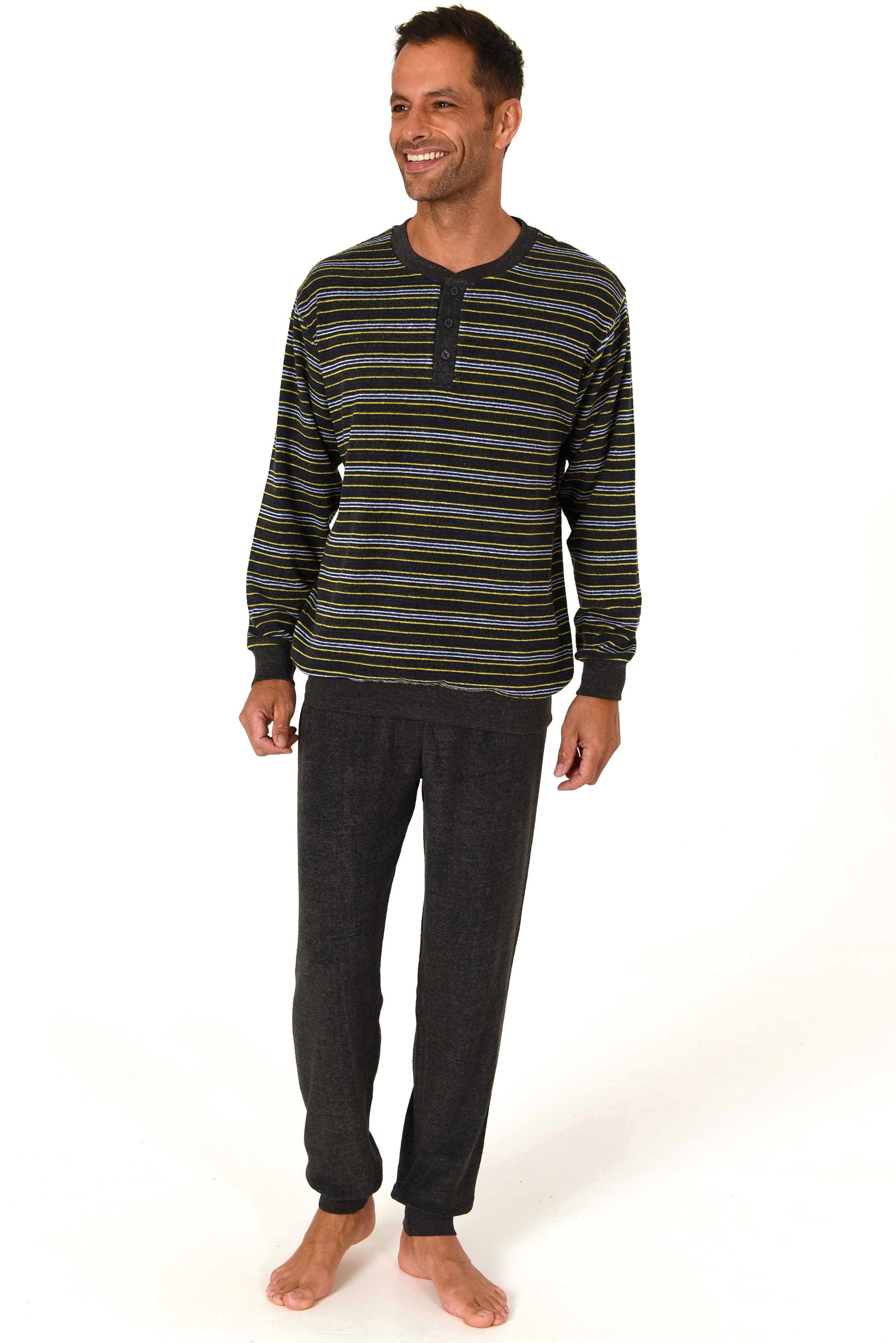 Normann badstof heren pyjama Trend 70259 - Geel - 3XL/58