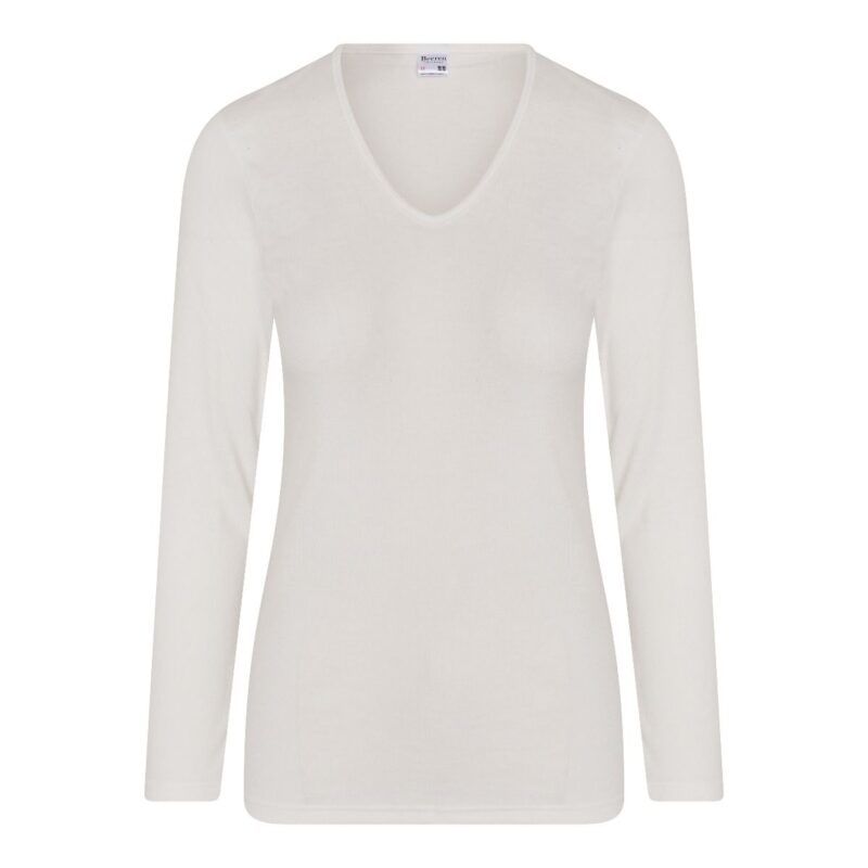 Beeren thermo dames onderblouse lange mouw gebroken wit Gebroken wit L